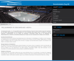 bossardarena.com: BOSSARD Arena - Startseite
Kunsteisbahn Zug AG