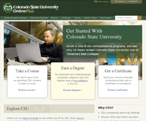 takechargewithcsu.com: Get Started with CSU | Colorado State University Continuing Education
Learn more about your options for continuing your education with Colorado State University.