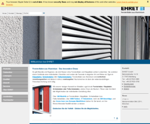 ehret.com: Willkommen bei EHRET - EHRET - Alu-Fensterläden u. Klappläden, Fensterladen u. Klappladen aus Aluminium
EHRET ist Marktführer in Europa für Fensterläden aus Aluminium. Mit über 100 Modellen in über 4000 Farben und 17 Holzdekoren und mit über 400 Beschlägen, passend für Neubau oder Renovierung, finden Sie bei EHRET die perfekte Qualität aus mehr als 40 Jahren.
