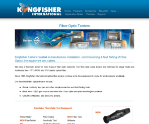 kingfisher.com.au: Kingfisher Fiber Optic Cable Tester, Optical Fibre Testers
fiber optic testers cable fibre optic tester lc continuity single mode laser optics optical light source line pen fiberoptic for plastic pof orl basic loss certification cwdm dual led loss mm pon