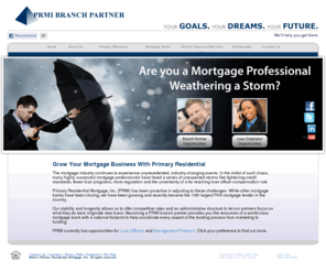 performancesharesdivision.net: Mortgage Branch Opportunities from PRMI
Mortgage banker branch opportunities from PRMI, one of the nation's largest FHA lenders. An alternative to net branch or wholesale mortgage programs. Find out more…