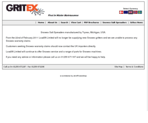 snowex.com: Snowex
Suppliers of Snowex and SaltDogg gritters for winter maintenance and de icing These include salt spreaders and gritters