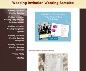 weddinginvitation-wordingsamples.com: Wedding Invitation Wording Samples - Wedding Invitation Wording Samples
Get more info about wedding invitation wording samples here in detail for FREE