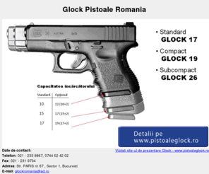 glockpistoale.ro: Glock Romania - Pistoale Glock
Glock Romania - Pistoale si accesorii originale Glock Austria