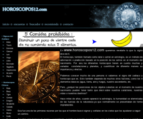 horoscopos12.com: Horoscopos. Horoscopos gratis. Astrologia. Esoterismo
Horoscopos. Horoscopos gratis. Horoscopo chino. Astrologia. Esoterismo. Aries, Tauro, Geminis, Cancer, Leo, Virgo, Libra, Escorpio, Sagitario, Capricornio, Acuario, Piscis. 