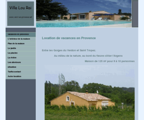 lethoronet.net: vacances en provence - Location en Provence
Villa a louer en provence avec piscine et bord de riviere