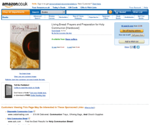 living-bread.info: Living Bread: Prayers and Preparation for Holy Communion: Amazon.co.uk: David Goode: Books
Living Bread: Prayers and Preparation for Holy Communion: Amazon.co.uk: David Goode: Books