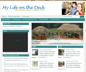 mylifeonthedeck.com: My Life On The Deck | Deck Design, Plans and Outdoor Living
Having fun with friends on my deck