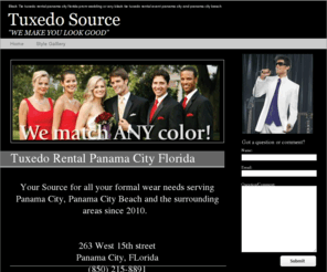 thetuxsource.com: Tuxedo Source Panama Ciity Black Tie event.
tuxedo rental panama city prom wedding black tie event