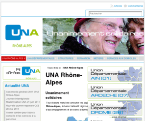 una-ra.org: UNA Rhône-Alpes - aide à domicile en Rhône-Alpes
Le site de l'Union Nationale d'Aide à Domicile de la région Rhône-Alpes