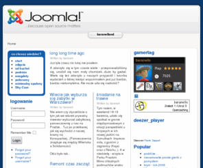 baranowscy.pl: www.baranowscy.pl :: internetowa witryna naszej rodzinki
Joomla! - dynamiczny system portalowy i system zarządzania treścią