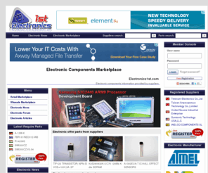 electronics1st.com: Electronic Components, Electronic online store, Electronic Distributors, Electronic online marketplace
electronic components, electronic online store, elecronic online marketplace