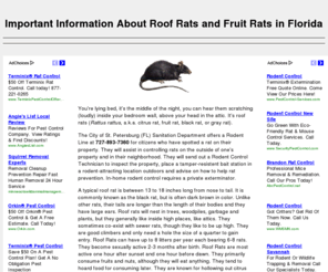 ratsinflorida.com: Important Information About Roof Rats and Fruit Rats in Florida
Important Information About Roof Rats and Fruit Rats in Florida