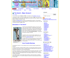 tarotcardsmeaning.net: The Meaning of Tarot Cards
Learn the spiritual side of Tarot.