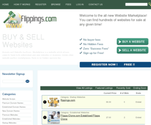 flippings.com: Buy and Sell Websites
Flip Websites & Domains is a marketplace  which allows users to buy, sell and trade both established and new websites.