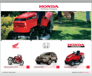 honda.sk: Honda.sk
Honda je japonský výrobca osobných automobilov, nákladných automobilov a motoriek. Taktiež vyrába elektrické generátory, lodné motory a zahradnú techniku.