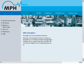 mph-automation.com: MPH GmbH
Sondermaschinenbau Reinraum-Automatisierung