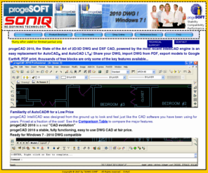 soniqcomp.info: ProgeCAD - SONIQ Computers - Ahmedabad (INDIA)
ProgeCAD ultimate CAD software in your price.
Purchase ProgeCAD from SONIQ Computers.
Authorised Distributor for Gujarat (INDIA)
ProgeCAD - INIDA 
www.soniqcomp.info