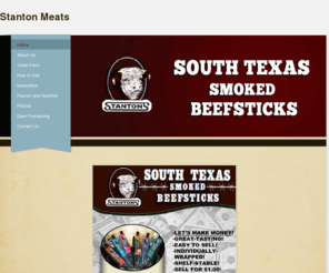 stantonmeats.com: Stanton Meats - Home
South Texas Smoked Beef Sticks