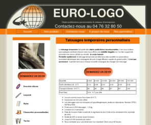 tatouage-temporaire.biz: Tatouages temporaires personnalisés
tatouages temporaires personnalisés avec logo ou design idéal pour les petits bugets. A partir de 0.02 €, livraison deux semaines. 