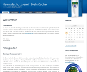 xn--heimatschutzverein-bleiwsche-tnc.com: Heimatschutzverein Bleiwäsche - Startseite
Homepage des Heimatschutzvereins Bleiwäsche