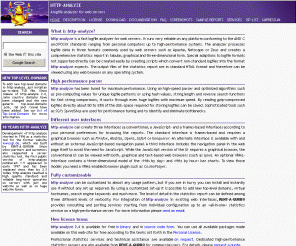 http-analyze.org: HTTP-ANALYZE - A logfile analyzer for web servers
HTTP-ANALYZE is a logfile analyzer for web servers.