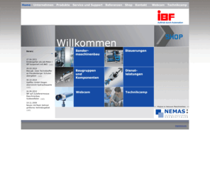 ibf-automation.de: IBF - Linearroboter, Linearachse, Handling, Portalroboter - Auftrieb durch Automation
IBF liefert Linearroboter, Portalroboter, Handlinggerte, Linearachsen, Achsportale, Flaechenportale, Linienportale, Handlingsysteme, Roboter, Profilsysteme, Aliminiumprofile, Konstruktionsprofile, Stapelautomaten, Entstapelautomaten, Maschinen zum Gewindeschneiden und Gewindeformen, Frdertechnik, Hydac - Komponenten fr die Hydraulik 