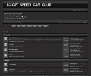 illicitspeed.org: Illicit Speed - Index
Illicit Speed - Index