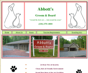 abbottsgroomandboard.com: Abbotts Groom and Board Kennels Greensboro NC
Abbotts Groom and Board Kennels Greensboro NC