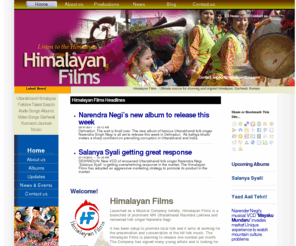 himalayanfilms.com: Himalayan Films - Himalayan and Uttarakhand Music and Movies - Productions, CD, VCD, DVD
Himalayanfilms.com, a complete Website about entertainment company in himalayan music and movies production in Uttarakhand Himalayas.