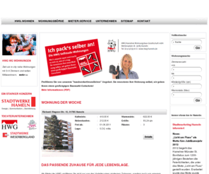 hwg-hameln.com: HWG Hameln - Wohnen in Hameln: Willkommen zu Hause
HWG Hamelner Wohnungsbau-Gesellschaft - Suchen Sie online Ihre Traumwohnung in Hameln