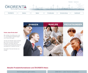 oekorenta.com: Startseite
Die ÖKORENTA ist Produktschmiede und Emissionshaus für nachhaltige Kapitalanlagen.