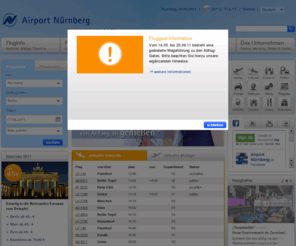 airport-nuernberg.de: Airport Nürnberg - einfach abheben | Flughafen Nürnberg
Airport Nuernberg - der Flughafen Nürnberg mit aktuellen Flugplänen, Informationen rund um den Flug, die Reise und Last Minute Angebote.