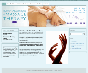 hvsmassagetherapy.com: Hudson Valley School of Massage Therapy
