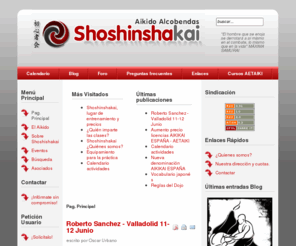 aikidoalcobendas.org: Shoshinshakai Aikido Alcobendas - Pag. Principal
Shoshinshakai-Aikido Alcobendas, practica este arte marcial con nosotros ¡te esperamos!, Breve historia del Club Aikido Alcobendas, rebautizado como Shoshinshakai - Aikido Alcobendas.