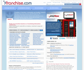 efranchise.com: Franchise Opportunities, Franchises for Sale & Franchising Information
Search the franchise directory for franchises for sale, business opportunities and franchising information. Find franchise information that will allow you to start a small business and become a franchise owner.