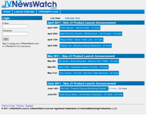 jvnewswatch.com: JVNotifyPro 2.0  ·  Joint Venture (JV) Announcement Calendar.
