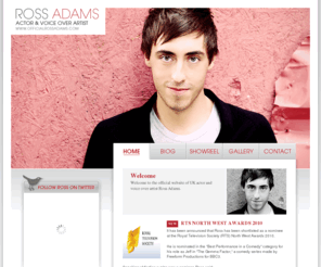 officialrossadams.com: Ross Adams - Actor & Voice Over Artist
The official website of UK actor and voice over artist Ross Adams, star of the BBC3 Comedy series The Gemma Factor.