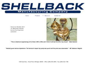 shellbackpumps.com: Shellback Pumps, Inc
