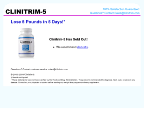 clinitrim.com: Clinitrim-5 - Clinically Proven Weightloss
