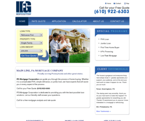 ifgmortgagebank.com: Keith Binsfeld | Main Line Mortgage | Main Line, PA Refinance | Villanova Mortgage
IFG Mortgage Corporation can guide you through the home buying and refinance process. Our experts can assist you with FHA conventional, jumbo loans and other mortgage products.