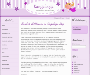 kangalooga.com: Handgemachte Einzelstücke, Stoffpuppen, Teddys, Stofftaschen - Kangalooga.com
Im Kangalooga Online-Shop finden Sie zauberhafte, handgemachte Einzelstücke mit Individualisierungs-Wunsch.