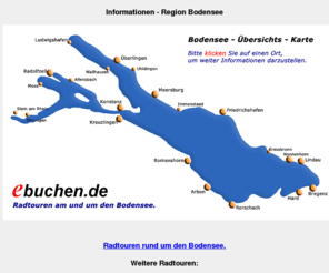 velotouren.com: Bodensee-Radtouren, Radwege, Radrouten, Radreisen, Radurlaub, Velotouren, Dreiländertour, Dreiländer-Radtour,
Informationen zu Veloferien, Radurlaub, Radreisen und Radtouren am Bodensee