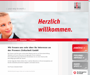 zeitarbeit-ingolstadt.biz: Proworx Zeitarbeit - your way to work -
Proworx Zeitarbeit GmbH - your way to work