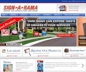 signarama-downey.com: Design a Sign | Vinyl Banners | Custom Signs | Decals | Vinyl Graphics - ShopSignARama.com
shopSIGNARAMA offers custom signs, yard signs, vinyl graphics, vinyl banners, decals, vinyl lettering, trade show displays, banner stands and more for all your signage needs.    