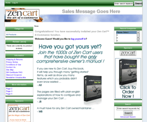 infocraze.net: Zen Cart!, The Art of E-commerce
Zen Cart! :  - ecommerce, open source, shop, online shopping