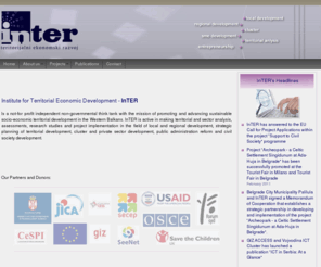 regionalnirazvoj.org: InTER
InTER - the Institute for Territorial Economic Development 