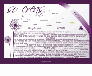 so-creas.com: So-creas : Graphiste - Webdesigner - CrÃ©ation graphique web et print
Graphiste Webdesigner Infographiste Maquettiste Creation print, webdesigner et creation graphique. Designer d’interface graphique de site internet, maquette, mise en page.