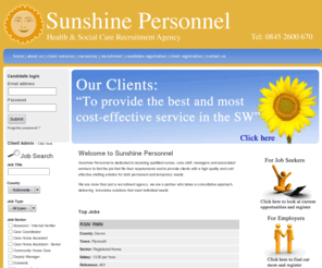 sunshinepersonnel.com: Sunshine Personnel Recruitment for the Sout West
Sunshine Personnel 