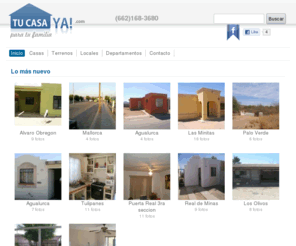tucasaya.com: Tu Casa Ya! Para tu Familia
Casas económicas en Hermosillo